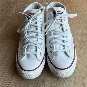 Converse High-Tops with Red Trim